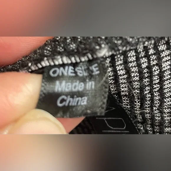 Laps Women Dress Black Gray Sleeveless S-M - Picture 6 of 9